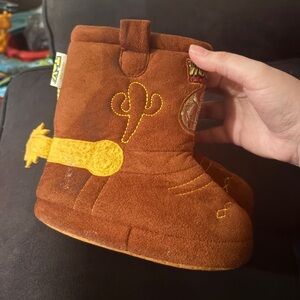 Disney Brown and Yellow Kids Slippers